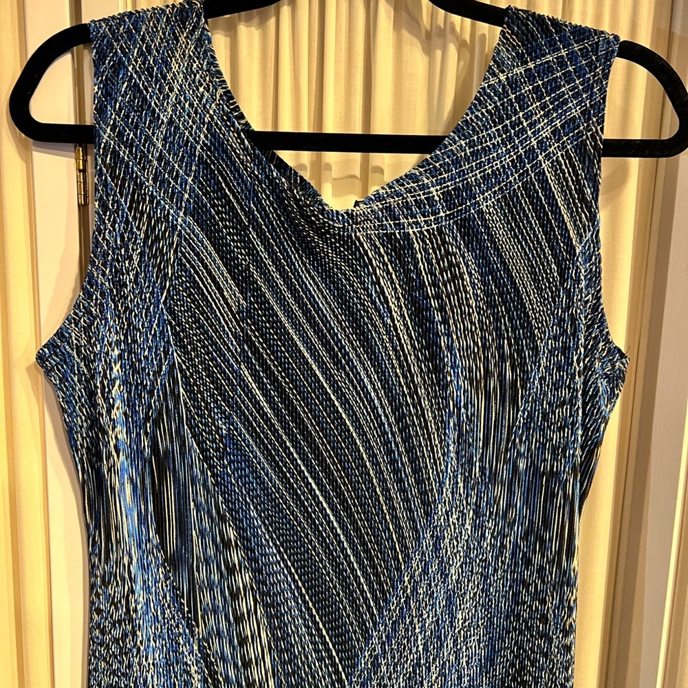 ⬇️Plissé Blue Dress